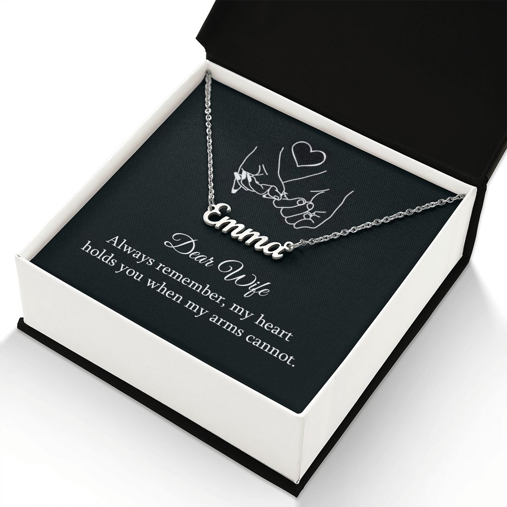 Your Wife Will Love This Personalized Name Necklace!!!