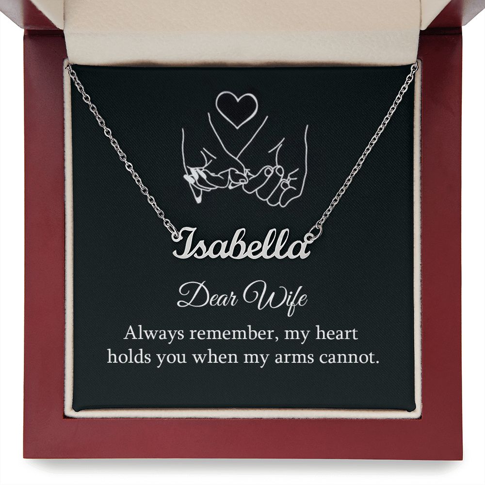 Your Wife Will Love This Personalized Name Necklace!!!