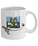 Fun Fishing Novelty Gift Mug