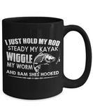 Wiggle My Worm And Bam Shes Hooked! - Mug