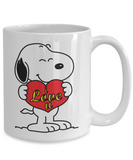 Snoopy I Love You Ceramic Mug