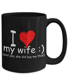 I Love My Wife - Mug
