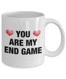 You Are My End Game - Boyfriend Valentines Gift, Great Girlfriend Gift, I Love You Mug