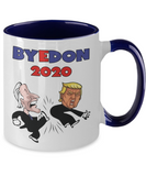 BYEDON 2020 Cartoon - Bye Don Joe Biden Donald Trump Election - Funny Novelty Gift Mug