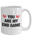 You Are My End Game - Boyfriend Valentines Gift, Great Girlfriend Gift, I Love You Mug