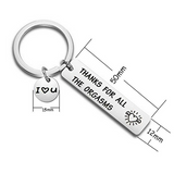 Thanks For All The Orgasms  - Funny Valentine’s Day Gift, Gift For Boyfriend, Gift For Husband, Jewelry Keychain -  I Love You Keychain