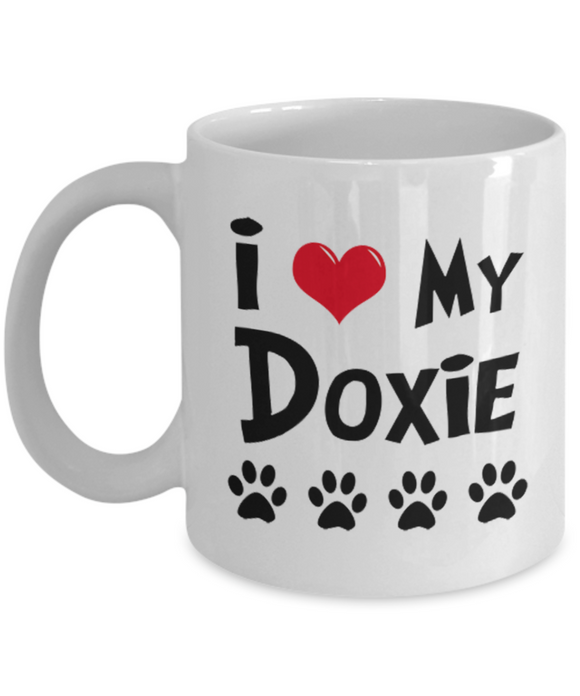 I Love My Doxie - Mug