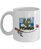 Fun Fishing Novelty Gift Mug