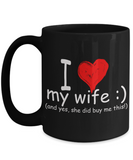 I Love My Wife - Mug