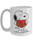 Snoopy I Love You Ceramic Mug