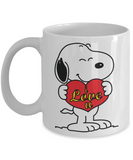 Snoopy I Love You Ceramic Mug