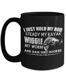 Wiggle My Worm And Bam Shes Hooked! - Mug