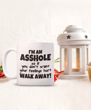 I'm An A$$hole | 11/15 oz Ceramic White Novelty Mug