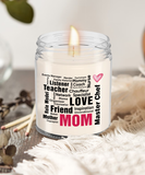 Mom - Happy Mother's Day | 9oz Vanilla Scented Soy Candle