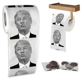 250 Sheets President Donald Trump Toilet Paper  Roll Prank Gag Joke Funny Gift Bathroom Accessories Car Accessories