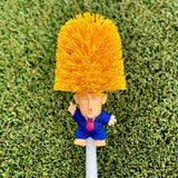 Donald Trump Toilet Brush + Holder - Make Toilet Great Again, Anti Trump Fathers Day Gift