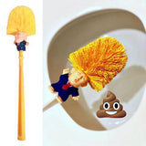 Donald Trump Toilet Brush + Holder - Make Toilet Great Again, Anti Trump Fathers Day Gift